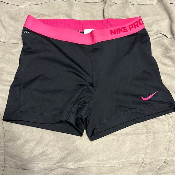 Nike Pants - Black & Pink Nike Bike Shorts